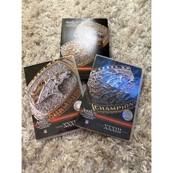 Denver Broncos Super Bowl Champions DVD Set 1997 & 1998 Americas Game NFL Collec - Picture 3 of 6